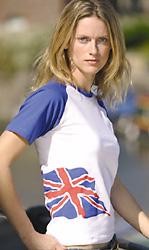 England Union Jack Supporters Ladies T-S 
